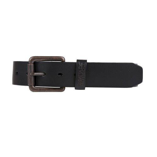 Front - Regatta Professional Mens Leather Waist Belt