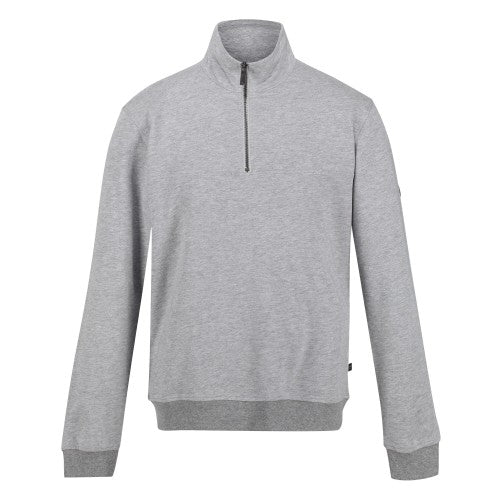 Front - Regatta Mens Taron Marl Half Zip Fleece