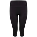 Front - Dare 2B Womens/Ladies Influential Plain Recycled 3/4 Leggings