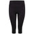 Front - Dare 2B Womens/Ladies Influential Plain Recycled 3/4 Leggings