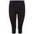 Front - Dare 2B Womens/Ladies Influential Plain Recycled 3/4 Leggings