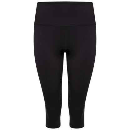 Front - Dare 2B Womens/Ladies Influential Plain Recycled 3/4 Leggings
