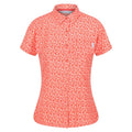 Front - Regatta Womens/Ladies Mindano VI Ditsy Print Shirt