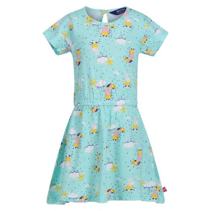 Front - Regatta Baby Girls Peppa Pig Clouds Casual Dress