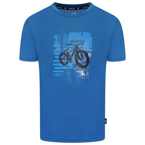 Front - Dare 2B Childrens/Kids Rightful Mountain Bike Recycled T-Shirt