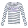 Front - Regatta Childrens/Kids Clarabee Slogan Long-Sleeved T-Shirt