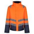 Front - Regatta Professional Mens Hi-Vis Waterproof Jacket