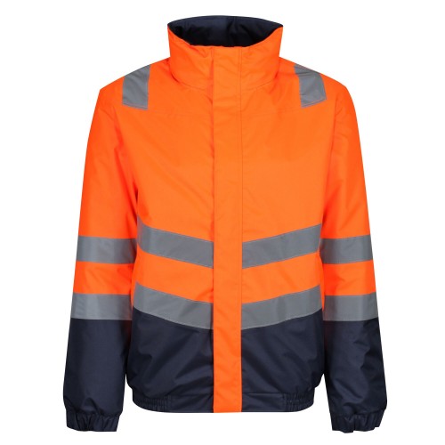 Front - Regatta Professional Mens Waterproof Hi-Vis Jacket