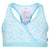 Front - Regatta Girls Hosanna Zebra Print Swim Top