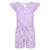 Front - Regatta Childrens/Kids Dasie Animal Print Ruffle Playsuit
