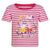 Front - Regatta Childrens/Kids Peppa Pig Stripe T-Shirt