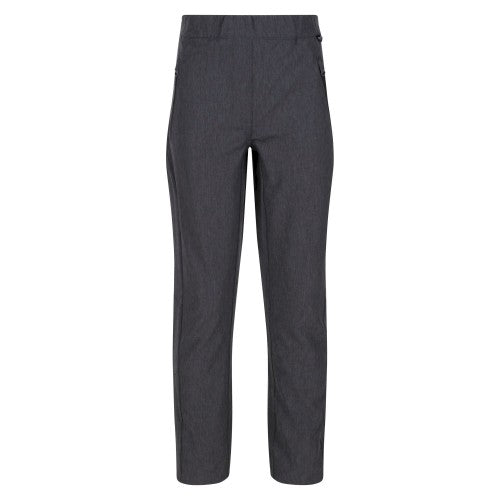 Front - Regatta Childrens/Kids Pentre Marl Stretch Trousers