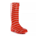 Front - Regatta Womens/Ladies Wenlock Striped Wellington Boots