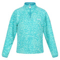 Front - Regatta Childrens/Kids Highton Animal Print Half Zip Fleece Top