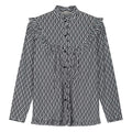 Front - Regatta Womens/Ladies Orla Kiely Stem Print Ruffles Blouse