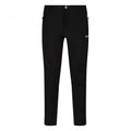 Front - Regatta Great Outdoors Mens Adventure Tech Geo II Wind Resistant Long Leg Softshell Trousers