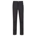 Front - Regatta Great Outdoors Mens Adventure Tech Geo II Wind Resistant Short Leg Softshell Trousers