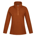 Front - Regatta Womens/Ladies Kizmit Two Tone Half Zip Fleece Top