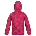 Front - Regatta Childrens/Kids Volcanics VI Zebra Print Waterproof Jacket