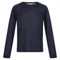 Front - Regatta Childrens/Kids Burlow Marl Long-Sleeved T-Shirt