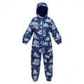 Front - Regatta Childrens/Kids Pobble Peppa Pig Puddle Suit
