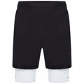 Front - Dare 2B Mens Henry Holland Psych Up Training Shorts