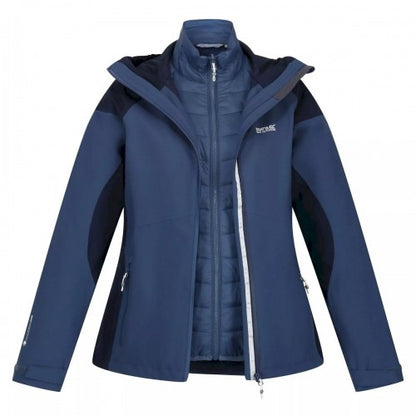 Front - Regatta Womens/Ladies Wentwood VII 2 in 1 Waterproof Jacket