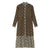 Front - Regatta Womens/Ladies Orla Kiely Floral High-Neck Long-Sleeved Midi Dress