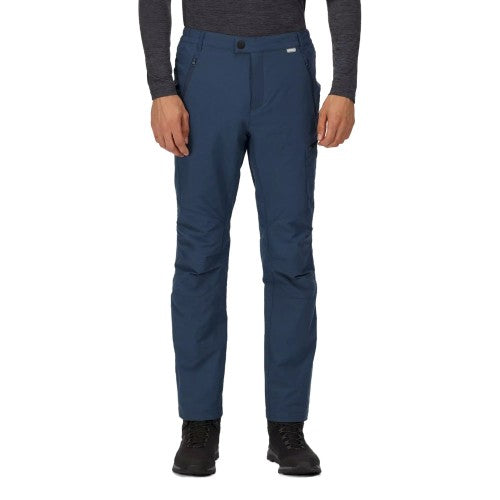 Front - Regatta Mens Highton Lined Walking Trousers