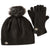 Front - Dare 2B Womens/Ladies Julien Macdonald Correlation Beanie & Gloves Set