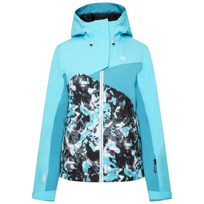 Front - Dare 2B Womens/Ladies Determined Printed Insulated Waterproof Ski Jacket