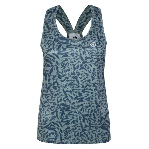 Front - Dare 2B Womens/Ladies Ardency II Animal Print Recycled Lightweight Vest Top