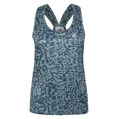 Front - Dare 2B Womens/Ladies Ardency II Animal Print Recycled Lightweight Vest Top