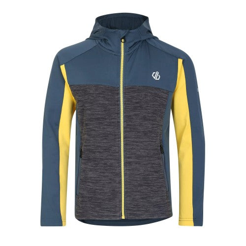Front - Dare 2B Childrens/Kids Thriving Core Stretch Hooded Midlayer