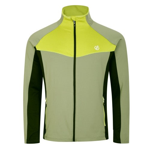 Front - Dare 2B Mens Substratum Core Stretch Full Zip Midlayer