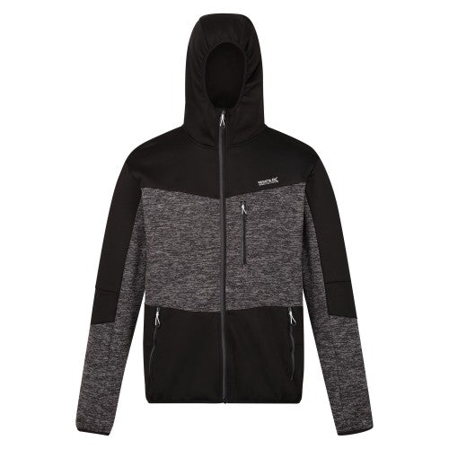 Front - Regatta Mens Cadford V Marl Full Zip Fleece Jacket