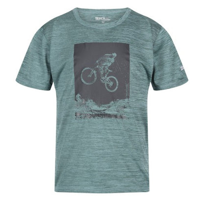 Front - Regatta Childrens/Kids Alvarado VII Cycling Marl T-Shirt
