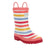 Front - Regatta Childrens/Kids Minnow Striped Wellington Boots