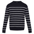 Front - Regatta Mens Cautley Striped Knitted Jumper