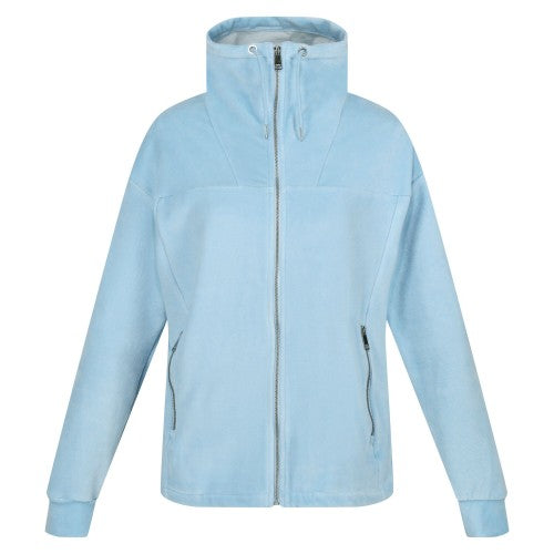 Front - Regatta Womens/Ladies Velour Full Zip Fleece Jacket