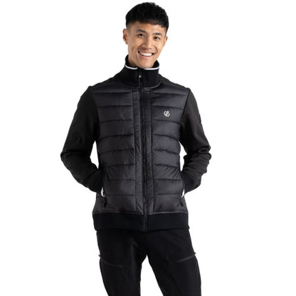 Front - Dare 2B Mens Frost Quilted Hybrid Jacket