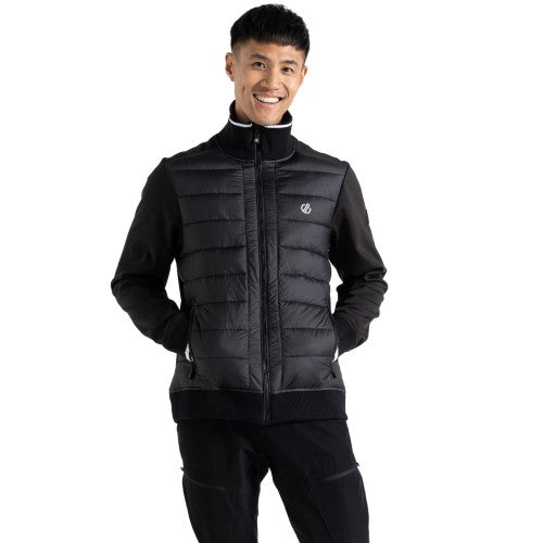 Front - Dare 2B Mens Frost Quilted Hybrid Jacket