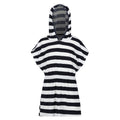 Front - Regatta Childrens/Kids Bernessa Striped Towelling Poncho