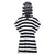 Front - Regatta Childrens/Kids Bernessa Striped Towelling Poncho