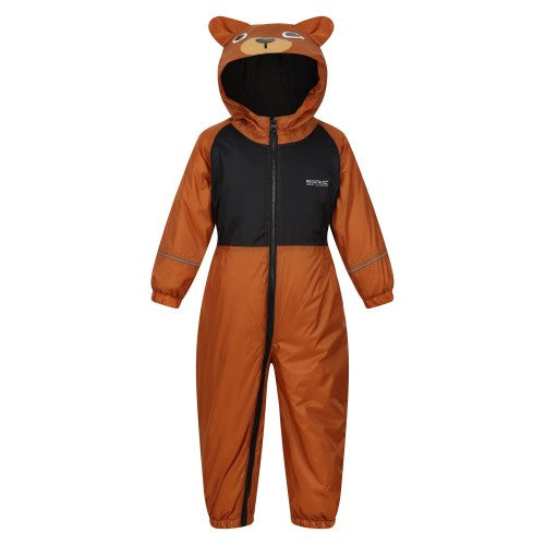 Regatta Childrens/Kids Mudplay III Bear Waterproof Puddle Suit