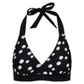 Front - Regatta Womens/Ladies Flavia Polka Dot Bikini Top