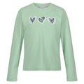 Front - Regatta Childrens/Kids Wenbie III Heart Long-Sleeved T-Shirt