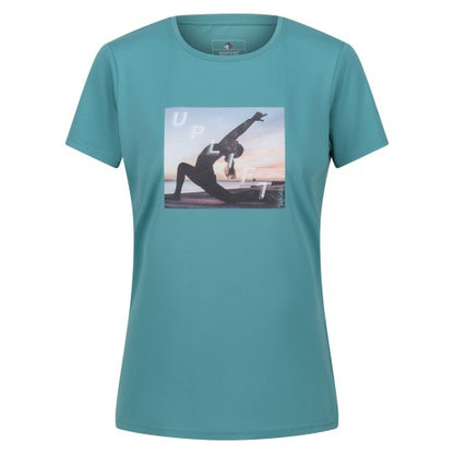 Front - Regatta Womens/Ladies Fingal VII Uplift Yoga Pose T-Shirt