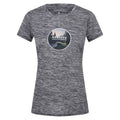 Front - Regatta Womens/Ladies Fingal VII Logo Marl T-Shirt