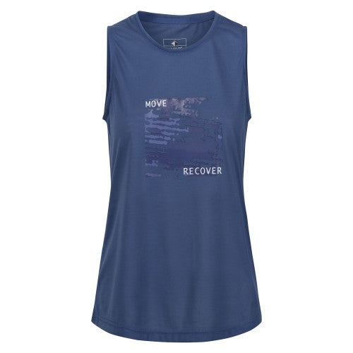 Front - Regatta Womens/Ladies Freedale II Move Recover Vest Top